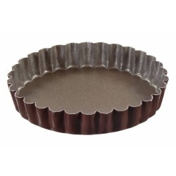 Moules à tartelette cannelée antiadhésifs ø 12 cm - par 6