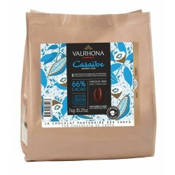 Fèves chocolat noir Caraibe 66% 1 kg