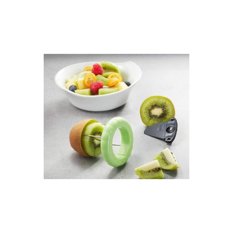 Coupe-kiwi avec poignées amovibles, éplucheur de fruits créatif, outils de  cuisine pour salade, gadgets et
