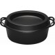 Cocotte fonte Doufeu ovale noire 32 cm