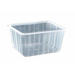 Boite Carty transparente avec couvercle pp 180 cl - par 25