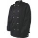 Veste polycoton m. longues noire T L