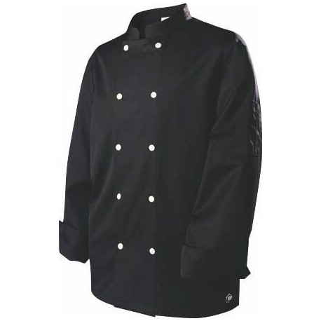 Veste polycoton m. longues noire T XXL