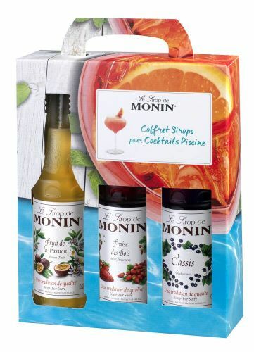 Coffret de 5 sirops pour cocktails aromatisés Monin