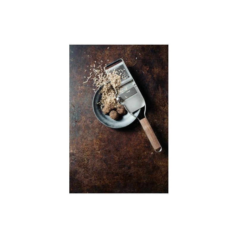 Tibapla Coupe-Truffe,Râpe à Truffe Inox Trancheur de Truffes Rasoir  Chocolat Trancheur Truffes Rasoir Truffes pour Truffle,du Chocolat,  Légumes, Ail