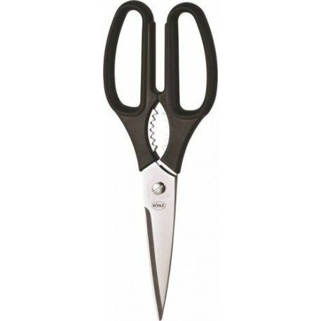 Ciseaux de cuisine lame inox micro dentée 22 cm