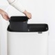 Poubelle Bo Touch Bin Hi blanche 2 x 30 L