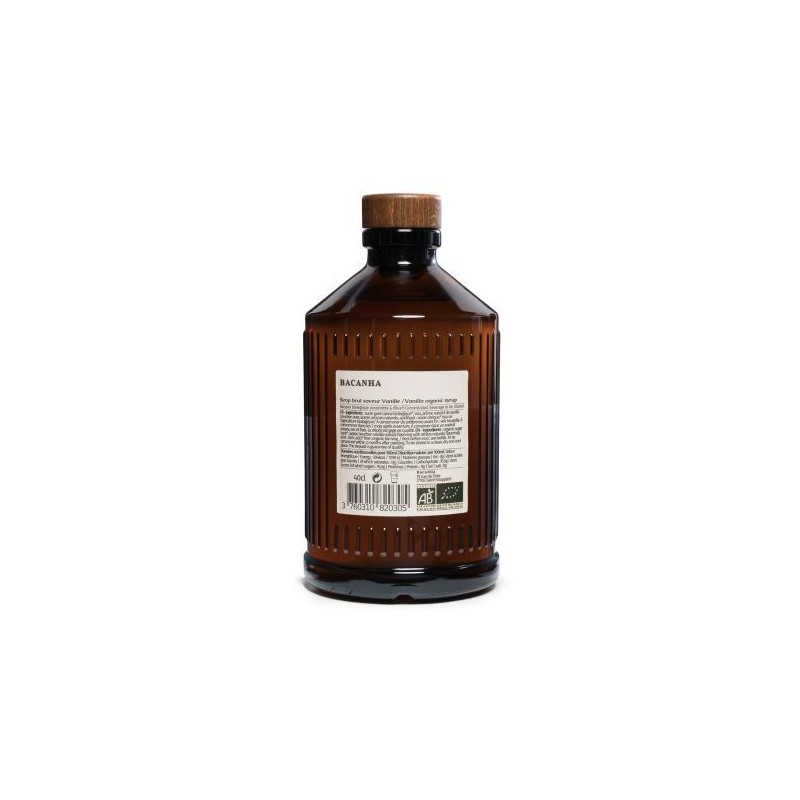 Sirop de vanille brut - Biologique - 400 ml