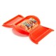 Papillote cuisson vapeur silicone rouge 3-4 personnes