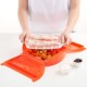Papillote cuisson vapeur silicone rouge 3-4 personnes