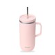 Cold cup isotherme avec anse rose pastel 60 cl