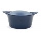 Cocotte en fonte d'aluminium bleu myrtille Ø 20 cm