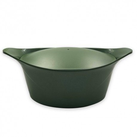 Cocotte en fonte d'aluminium vert fougère Ø 33 cm