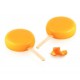 Moule 3D silicone 4 glaces rondes ø 7 cm