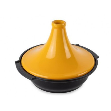 Tajine induction Atlas alu et céramique jaune Ø 30 cm