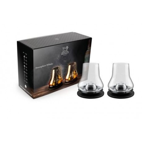 Verre à whisky Atmosphère avec socle rafraîchissant - coffret de 2