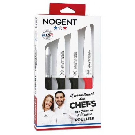 Coffret Cuisine Polypropylène noir et rouge Chefs Roullier