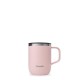 Mug isotherme avec anse rose pastel 35 cl