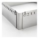 Cadre rectangulaire extensible inox de 16 à 30 cm