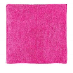 Lavette microfibre rouge 40 x 40 cm - par 5