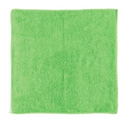 Lavette microfibre vert 40 x 40 cm - par 5