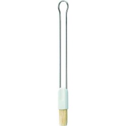 Pinceau soie manche inox 21,5 x 5 cm