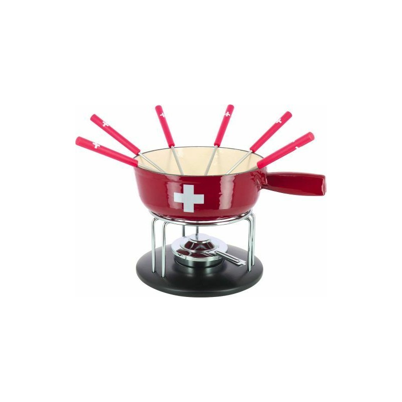 Fourchettes fondue au fromage Croix Suisse 6 pièces