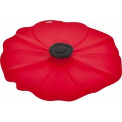 Couvercle hermétique silicone coquelicot ø 23 cm