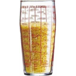 Verre mesure en verre 58 cl