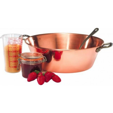 Bassine à confiture cuivre ø 38 cm